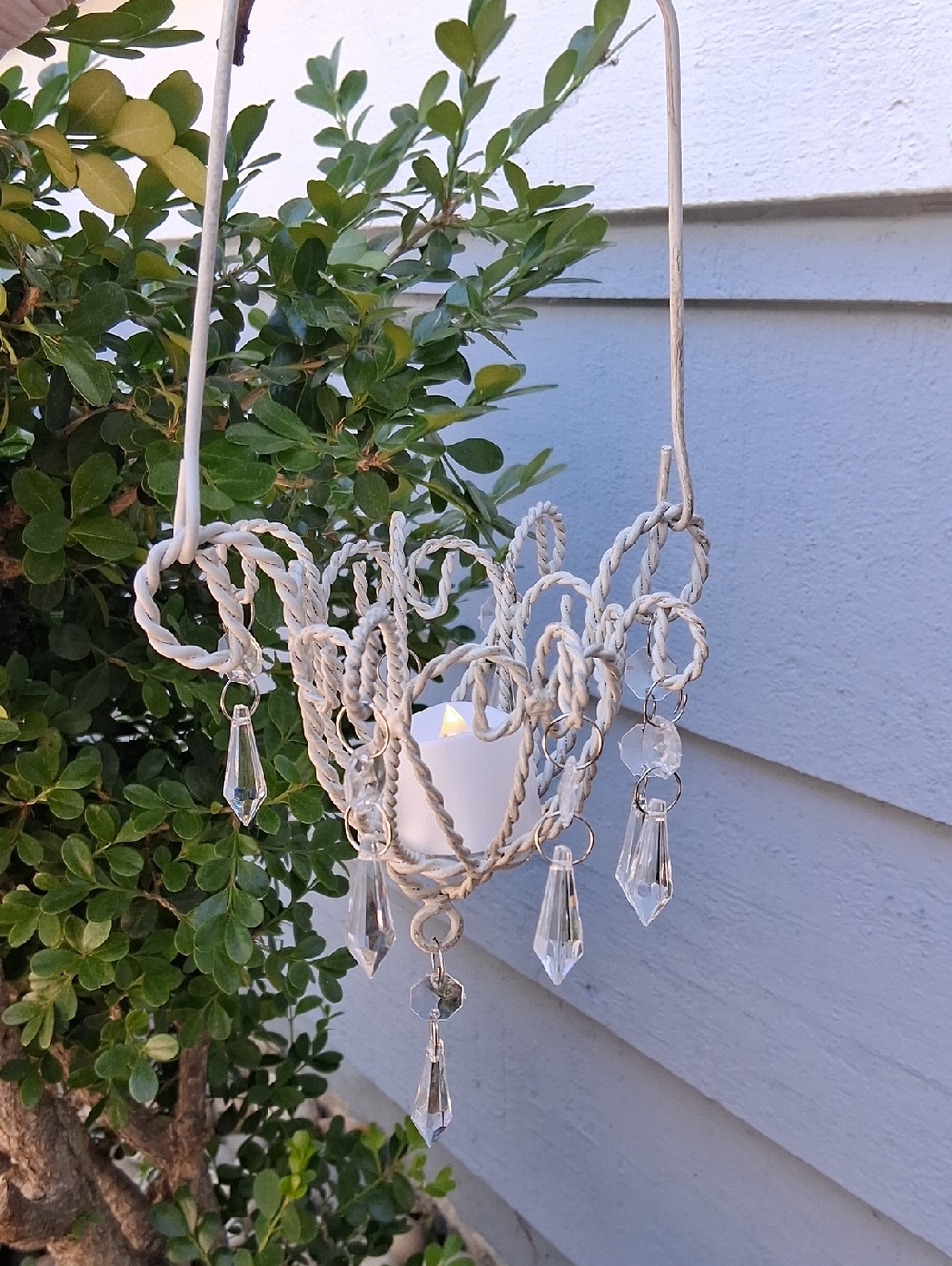 Mini Chandelier with Crystal Drops - Picture 3 of 8